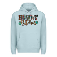 Blue Mist Howdy bitches mother's day Premium Hoodie - HowdyJamesFarm