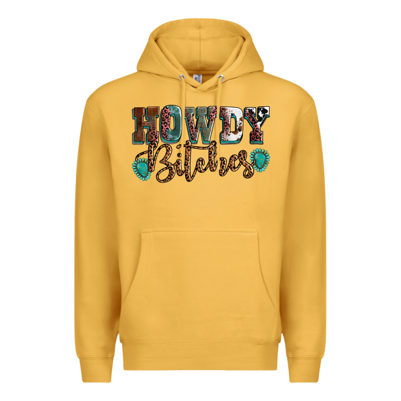 Howdy Bitches Mother's Day Premium Hoodie by HowdyJamesFarm | Teevron
