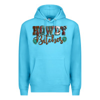 Ocean Blue Howdy bitches mother's day Premium Hoodie - HowdyJamesFarm