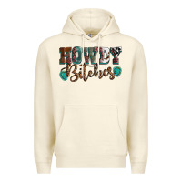 Sandshell Howdy bitches mother's day Premium Hoodie - HowdyJamesFarm