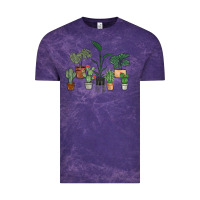 Cloud Purple just one more plant Vintage Tee - MaliasSmallBusiness