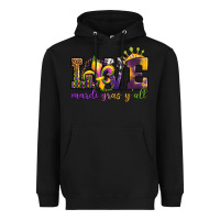 Black love. ardi gras y'all Heavyweight Hoodie - OliviaCreatesArt