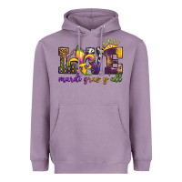 Lavender love. ardi gras y'all Heavyweight Hoodie - OliviaCreatesArt