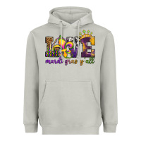 Moon Dust love. ardi gras y'all Heavyweight Hoodie - OliviaCreatesArt