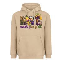 Mushroom love. ardi gras y'all Heavyweight Hoodie - OliviaCreatesArt