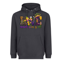 Smoke love. ardi gras y'all Heavyweight Hoodie - OliviaCreatesArt