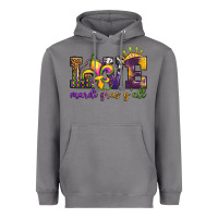 Storm love. ardi gras y'all Heavyweight Hoodie - OliviaCreatesArt