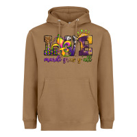 Toasted Coconut love. ardi gras y'all Heavyweight Hoodie - OliviaCreatesArt