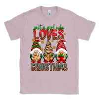 Lilac Just a girl who loves Christmas Classic Tee - NancyCooperArtShop