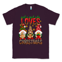 Plum Just a girl who loves Christmas Classic Tee - NancyCooperArtShop