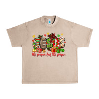 French Oak jesus the reason for the season Urban Heavy Tee - MaliasSmallBusiness