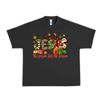 Pigment Black jesus the reason for the season Urban Heavy Tee - MaliasSmallBusiness