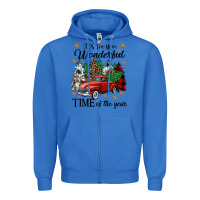 True Royal its the most wonderful time of the year Zipper Hoodie - CowGirlArtShop