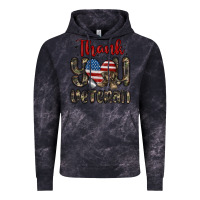 Cloud Black thank you veteran Vintage Hoodie - MaliasSmallBusiness