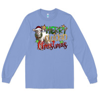 Colony Blue merry cluckin christmas Long Sleeve Tee - SublimationCraftShop