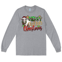 Heather Grey merry cluckin christmas Long Sleeve Tee - SublimationCraftShop