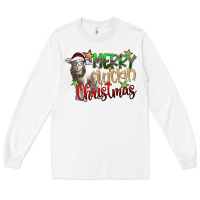 White merry cluckin christmas Long Sleeve Tee - SublimationCraftShop