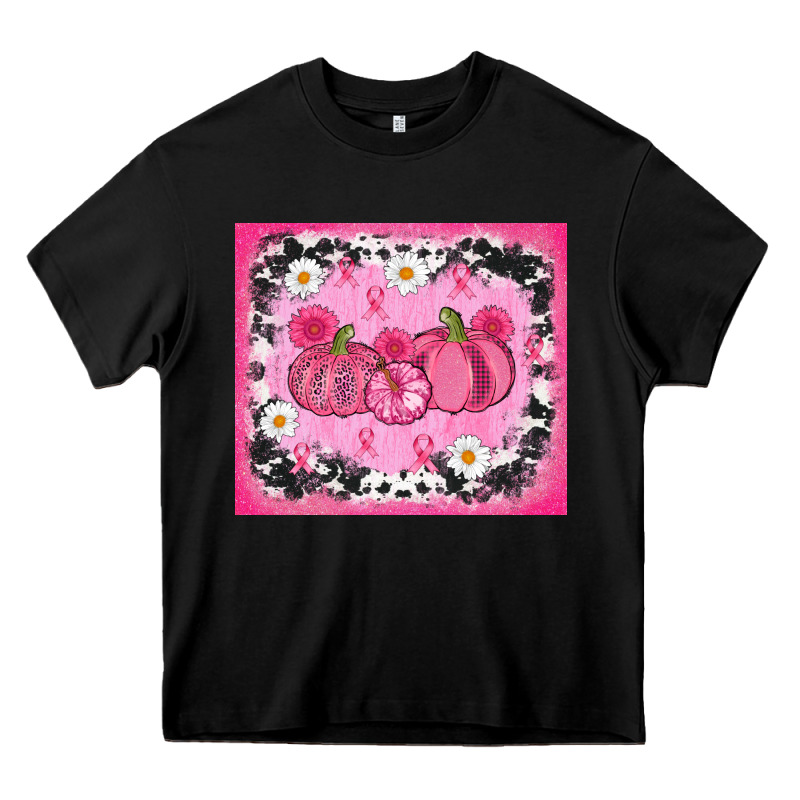 Breast Cancer Pumpkins Heavy Core Tee by AdoDesignShop | Teevron