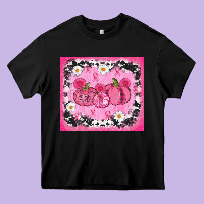Breast Cancer Pumpkins Heavy Core Tee Designed By Adodesignshop
