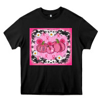 Black breast cancer pumpkins Heavy Core Tee - AdoDesignShop
