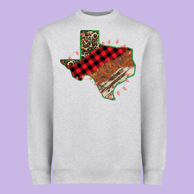 Christmas Texas Heavyweight Sweatshirt Designed By Bettercallsaul