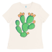 Bone texas prickly pear cactus Ladies Tee - Artiststas