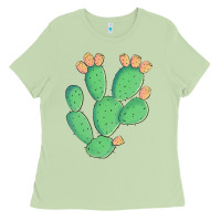 Matcha texas prickly pear cactus Ladies Tee - Artiststas