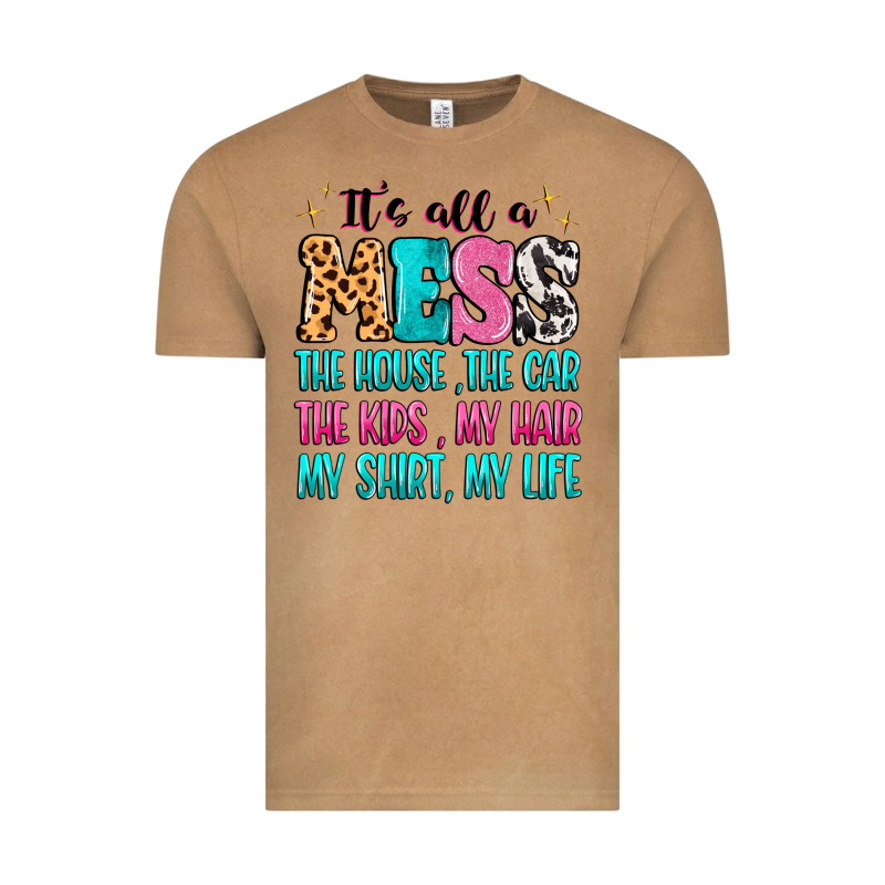 It's All A Mess The House The Car Vintage Tee by MaliasSmallBusiness | Teevron