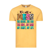 Vintage Mustard It's all a mess the house the car Vintage Tee - MaliasSmallBusiness