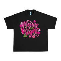 Black merry and bright Urban Heavy Tee - MaliasSmallBusiness