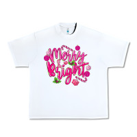 White merry and bright Urban Heavy Tee - MaliasSmallBusiness