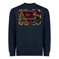 Navy All I want for Christmas is RIP Heavyweight Sweatshirt - Bettercallsaul