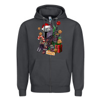 Smoke Christmas gnome Zipper Hoodie - CowGirlArtShop