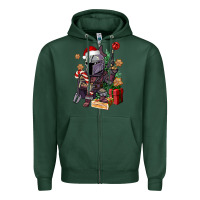 Sports Green Christmas gnome Zipper Hoodie - CowGirlArtShop
