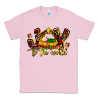 Bubblegum Pink Baby Jesus Joy To The World Classic Tee - MaliasSmallBusiness
