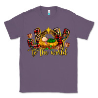Lavender Baby Jesus Joy To The World Classic Tee - MaliasSmallBusiness