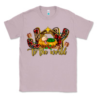 Lilac Baby Jesus Joy To The World Classic Tee - MaliasSmallBusiness