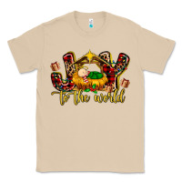 Mushroom Baby Jesus Joy To The World Classic Tee - MaliasSmallBusiness