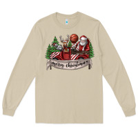Mushroom Merry Christmas Long Sleeve Tee - SublimationCraftShop