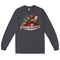 Smoke Merry Christmas Long Sleeve Tee - SublimationCraftShop