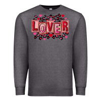 Charcoal Heather Valentine's Day lover Premium Sweatshirt - FaDigitalArtStudio