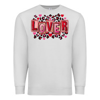 Dove Grey Valentine's Day lover Premium Sweatshirt - FaDigitalArtStudio