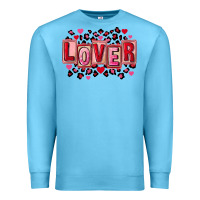Ocean Blue Valentine's Day lover Premium Sweatshirt - FaDigitalArtStudio