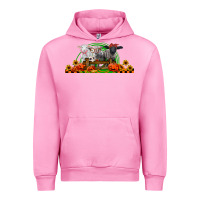 Fuchsia Pink halloween baby sheeps Urban Hoodie - LillyAllenDesigns