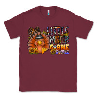 Burgundy little mister gobble gobble Classic Tee - CowhideDigitalArt