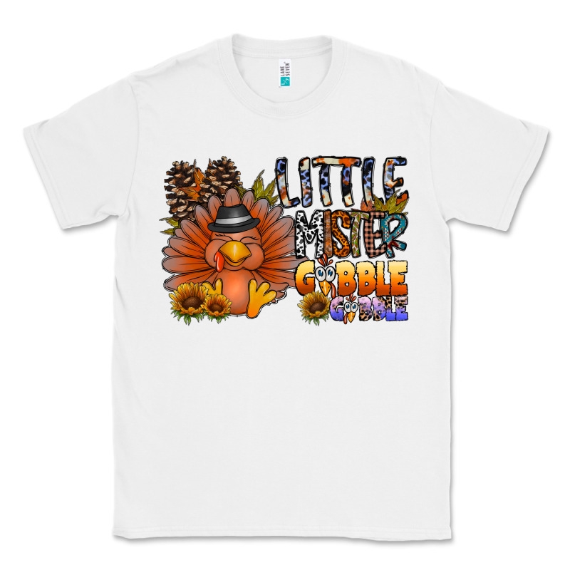 Little Mister Gobble Gobble Classic Tee by CowhideDigitalArt | Teevron