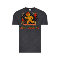Vintage Black gingerbread cant catch me Vintage Tee - MaliasSmallBusiness