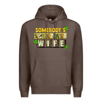 Coffee St. Patrick's Somebody's lucky ass wife Premium Hoodie - CowGirlArtShop