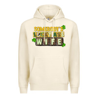 Tofu St. Patrick's Somebody's lucky ass wife Premium Hoodie - CowGirlArtShop