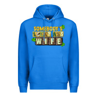 True Royal St. Patrick's Somebody's lucky ass wife Premium Hoodie - CowGirlArtShop